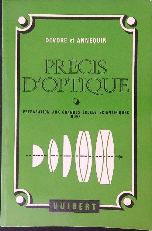 Precis d'optique - copertina