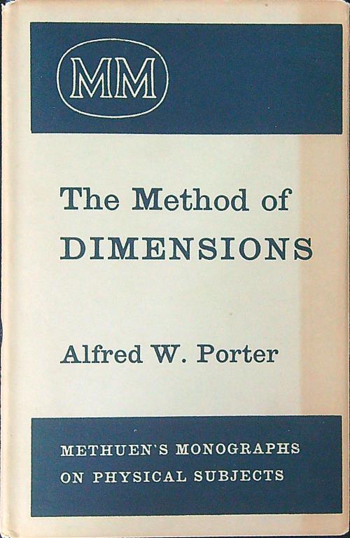 The  method of dimensions - Porter - copertina