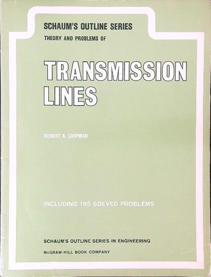Transmission lines - Robert A. Chipman - copertina