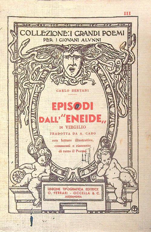Episodi dall'Eneide - Carlo Bertani - copertina
