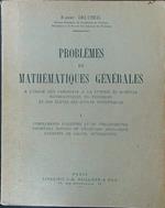 Problemes de mathematiques generales I