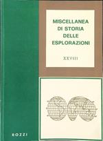 Miscellanea di storia delle esplorazioni XXVIII