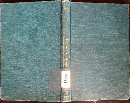 Vector Analysis - Louis Brand - copertina