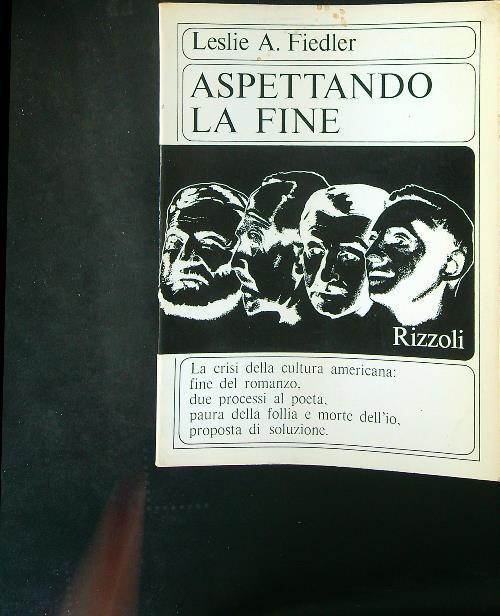 Aspettando la fine - Leslie A. Fiedler - copertina