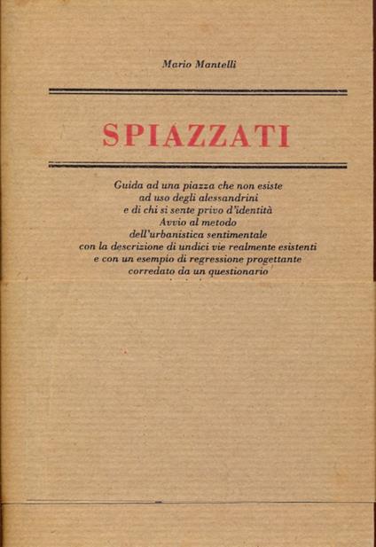 Spiazzati  - Mario Mantelli - copertina