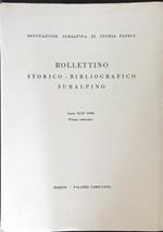 Bollettino storico-bibliografico subalpino Anno XCIV 1996 Primo semestre