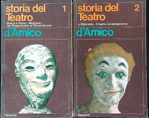 Storia del Teatro. 2 Volumi - Silvio D'Amico - copertina