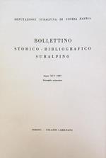 Bollettino storico-bibliografico subalpino Anno XCV 1997