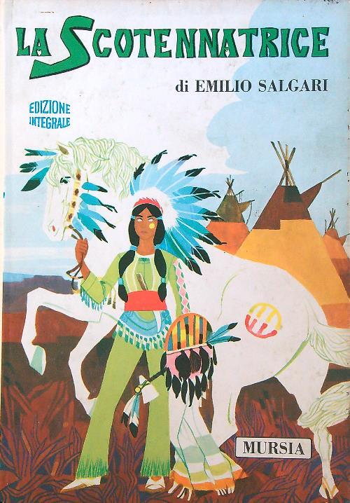 La scotennatrice - Emilio Salgari - copertina