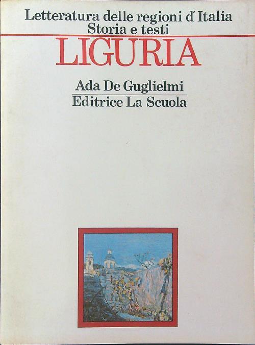 Liguria - Ada De Guglielmi - copertina