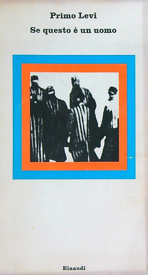 Se questo è un uomo - Primo Levi - copertina