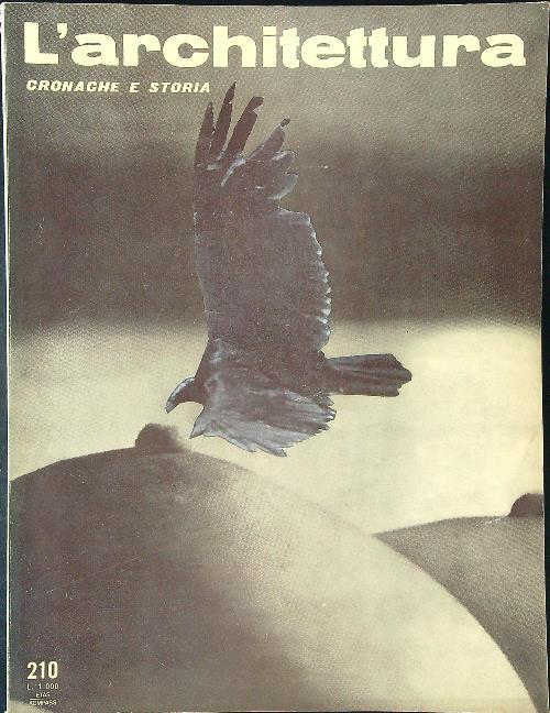 L' architettura n 210 / Aprile 1973 - copertina