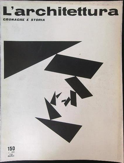 L' architettura n 150 / Aprile 1968 - copertina