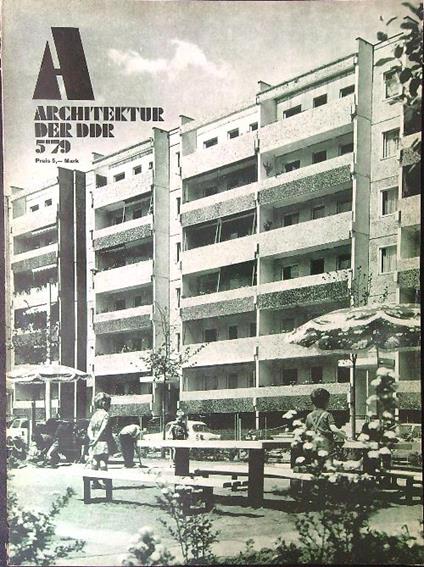 Architektur der DDR 5/79 - copertina