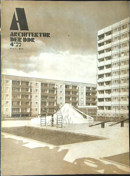 Architektur der DDR 4/77 - copertina
