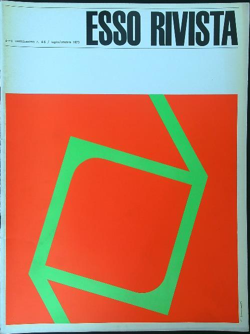 Esso rivista 4-5 / Luglio / Ottobre 1970 - copertina