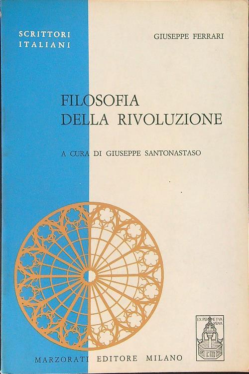 Filosofia della rivoluzione - Giuseppe Ferrari - copertina