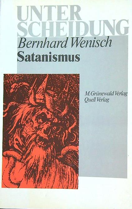 Satanismus  - Bernhard Wenisch - copertina