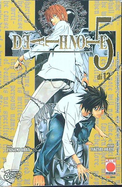 Death Note 5 - Tsugumi Ohba - copertina