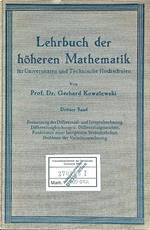 Lehrbuch der hoheren Mathematik. Dritter Band