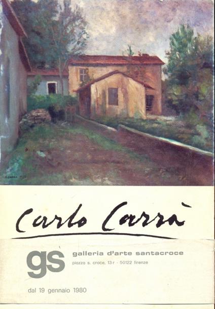 Carlo Carrà  1881/1966 - copertina