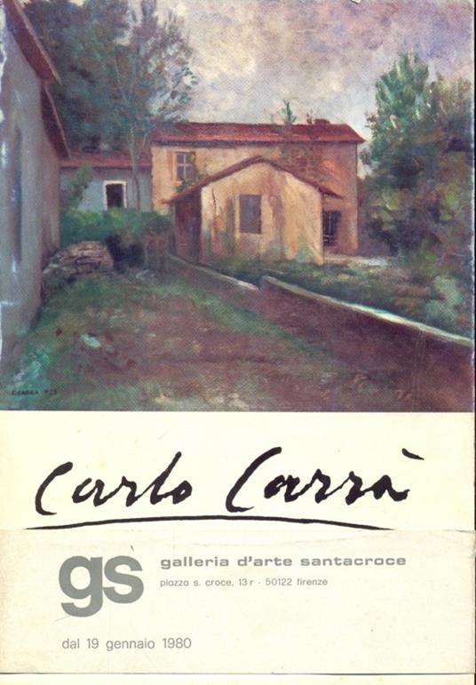 Carlo Carrà  1881/1966 - copertina