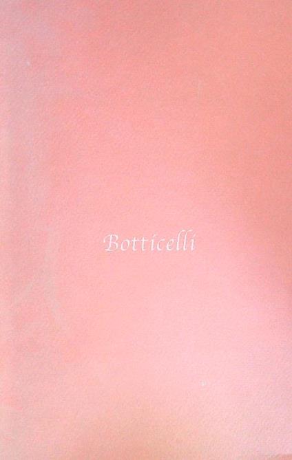 Botticelli: Corsini 2001 - copertina