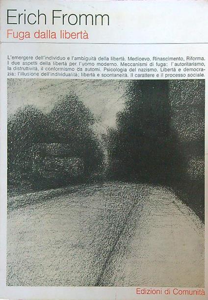 Fuga dalla libertà - Erich Fromm - copertina