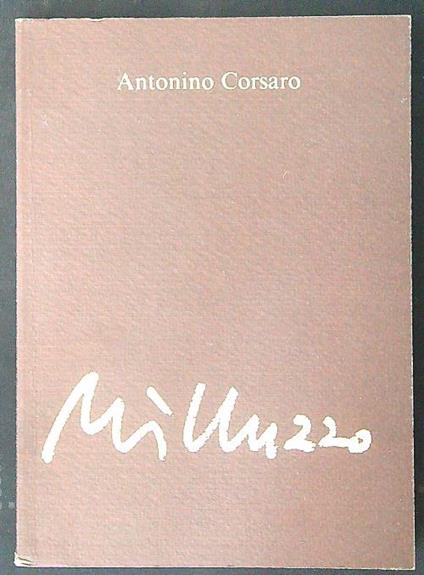 Milluzzo - Antonino Corsaro - copertina