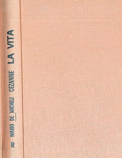 Cezanne - Mario De Micheli - copertina