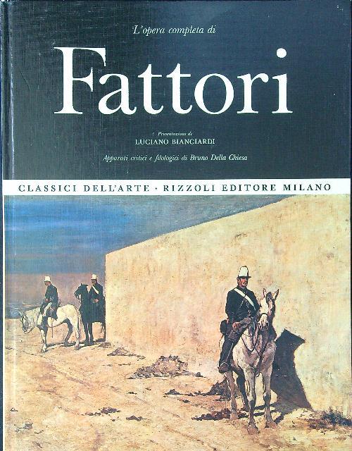 L' opera completa di Fattori - copertina