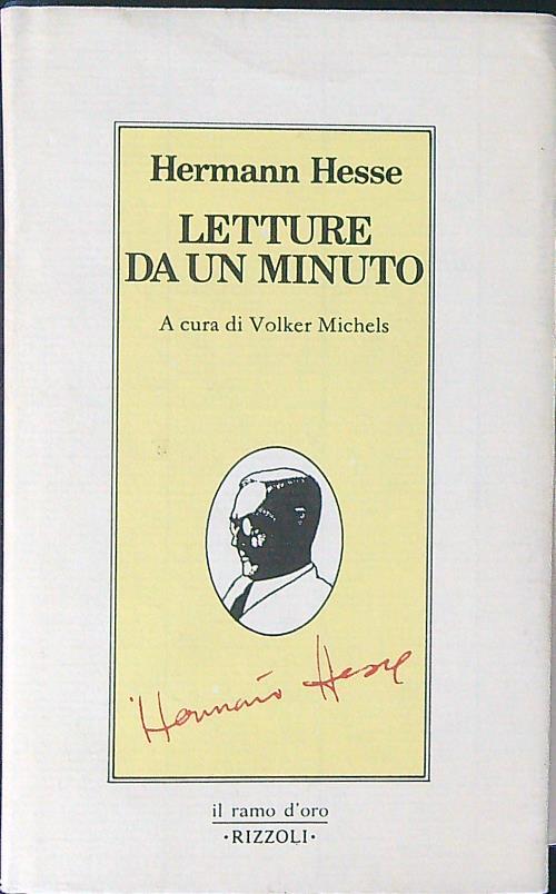 Letture da un minuto - Hermann Hesse - copertina