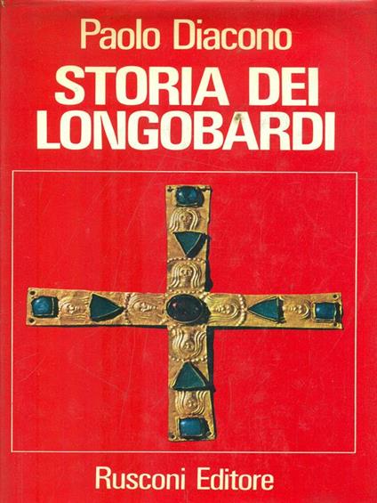 Storia dei Longobardi - Paolo Diacono - copertina