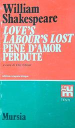 Lovès labour's lost - Pene d'amor perdute