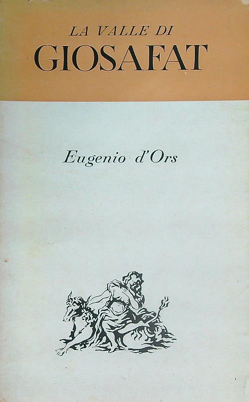 La valle di Giosafat - Eugenio d'Ors - copertina
