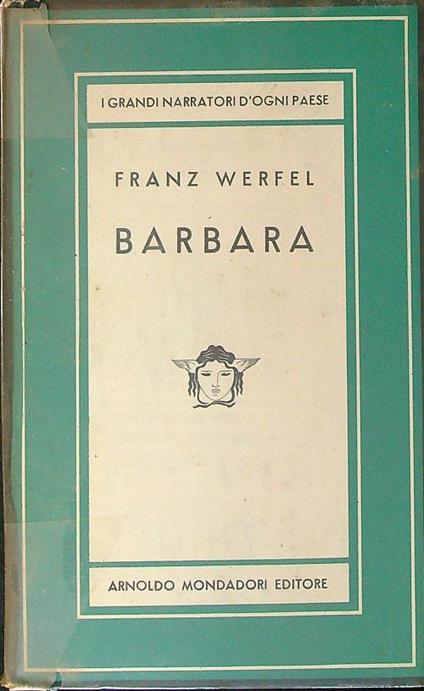 Barbara  - Franz Werfel - copertina