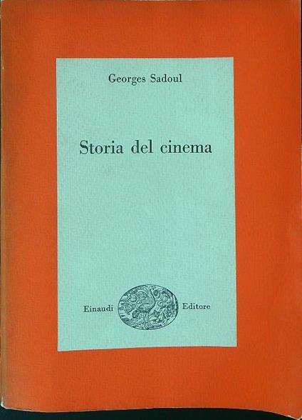 Storia del cinema - Georges Sadoul - copertina