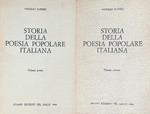 Storia della poesia popolare italiana. 2vv