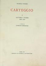 Carteggio I. Lettere a Murri 1889-1897