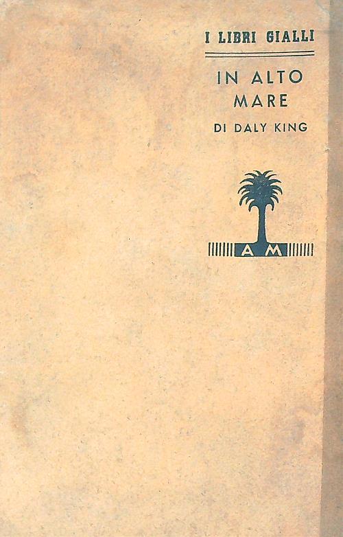 In alto mare - Daly King - copertina