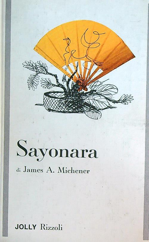 Sayonara - James Michener - copertina