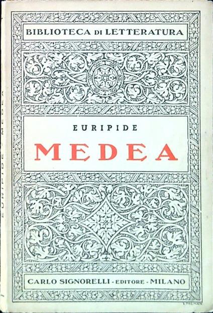 Medea - Euripide - copertina