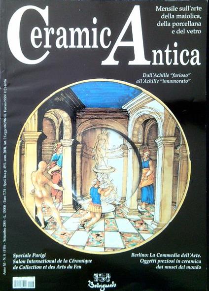CeramicAntica - Anno XI - N. 8 (118) - Settembre 2001 - copertina