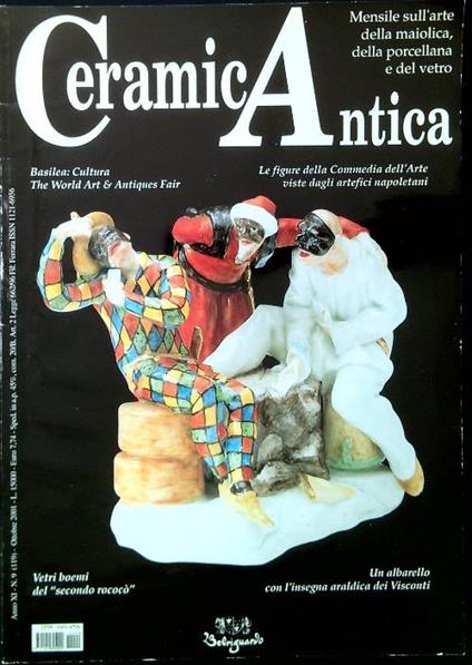 CeramicAntica - Anno XI - N. 9 (119) - Ottobre 2001 - copertina