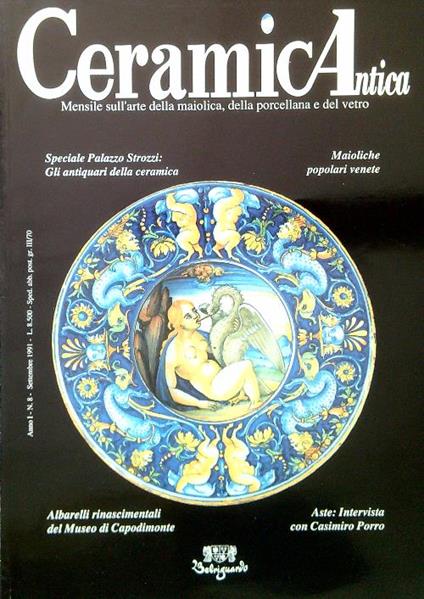 CeramicAntica - Anno I - N. 8 - Settembre 1991 - copertina