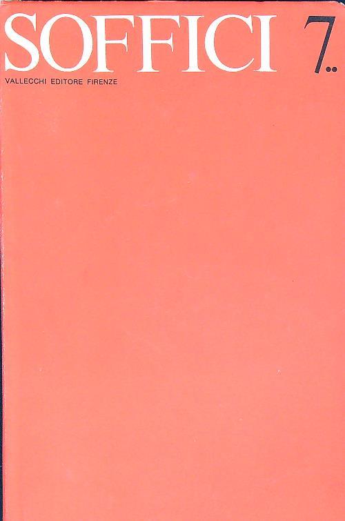 Opere 7/II - Ardengo Soffici - copertina