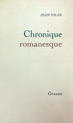 Chronique romanesque