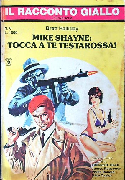 Mike Shayne: Tocca a Te Testarossa! - Brett Halliday - copertina