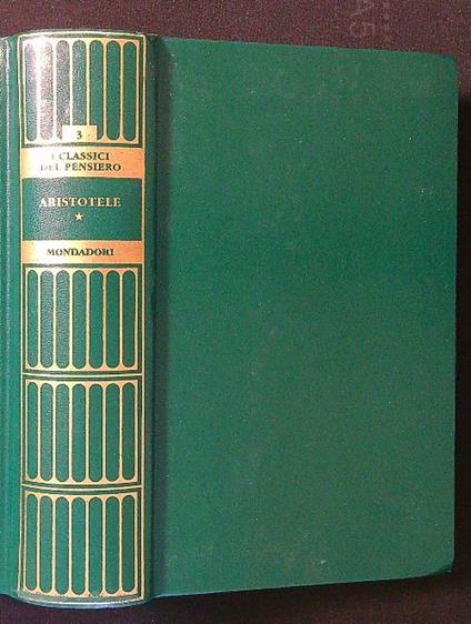 Aristotele. Volume primo - copertina