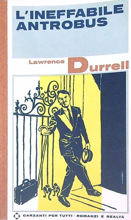 L' ineffabile Antrobus - Lawrence Durrell - copertina